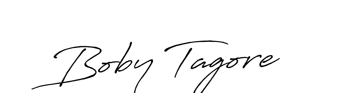 The best way (Antro_Vectra_Bolder) to make a short signature is to pick only two or three words in your name. The name Boby Tagore include a total of six letters. For converting this name. Boby Tagore signature style 7 images and pictures png