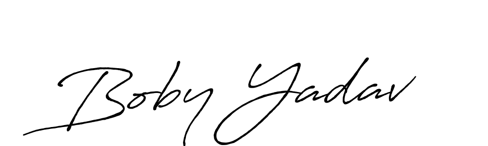 Make a short Boby Yadav signature style. Manage your documents anywhere anytime using Antro_Vectra_Bolder. Create and add eSignatures, submit forms, share and send files easily. Boby Yadav signature style 7 images and pictures png