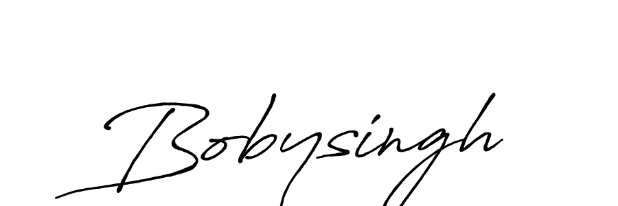 Bobysingh stylish signature style. Best Handwritten Sign (Antro_Vectra_Bolder) for my name. Handwritten Signature Collection Ideas for my name Bobysingh. Bobysingh signature style 7 images and pictures png