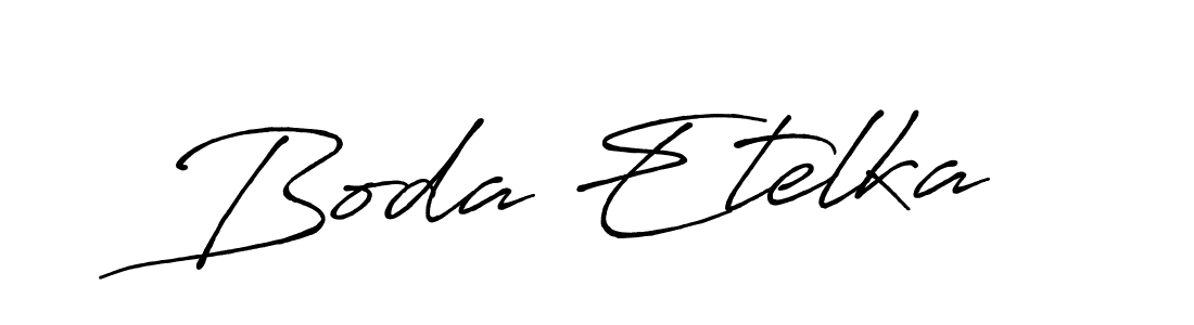 if you are searching for the best signature style for your name Boda Etelka. so please give up your signature search. here we have designed multiple signature styles  using Antro_Vectra_Bolder. Boda Etelka signature style 7 images and pictures png