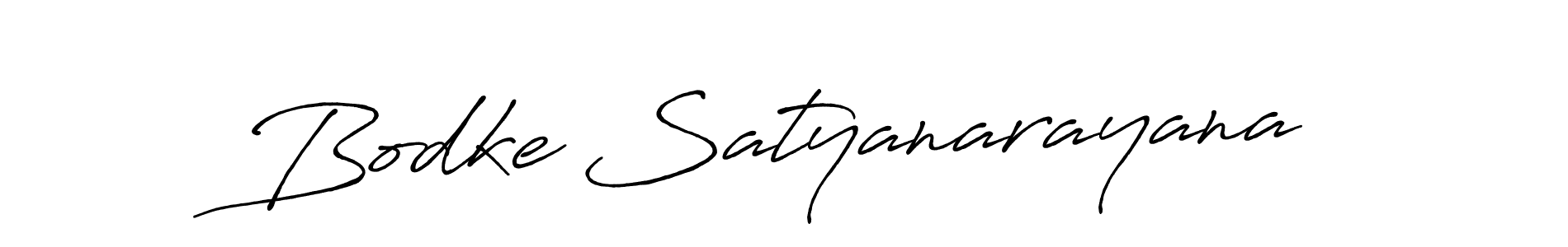 Design your own signature with our free online signature maker. With this signature software, you can create a handwritten (Antro_Vectra_Bolder) signature for name Bodke Satyanarayana. Bodke Satyanarayana signature style 7 images and pictures png