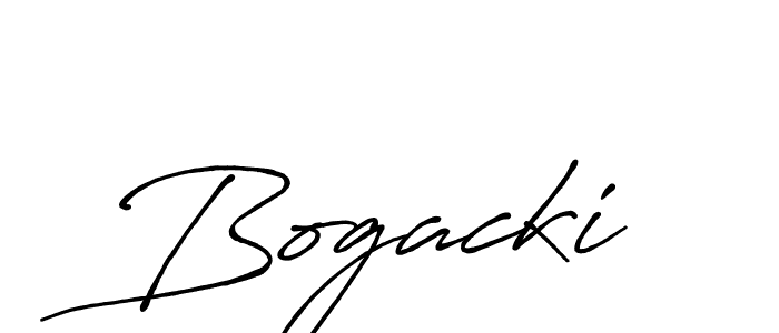 Make a beautiful signature design for name Bogacki. Use this online signature maker to create a handwritten signature for free. Bogacki signature style 7 images and pictures png