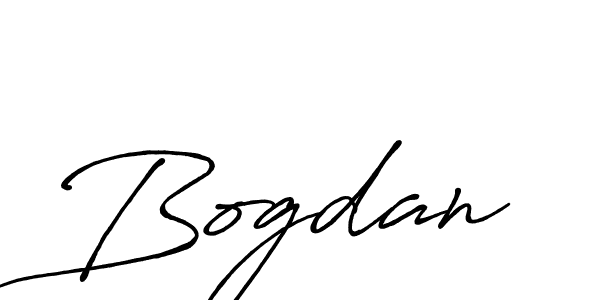 Use a signature maker to create a handwritten signature online. With this signature software, you can design (Antro_Vectra_Bolder) your own signature for name Bogdan. Bogdan signature style 7 images and pictures png