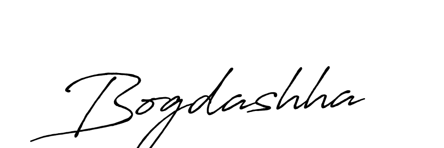 How to make Bogdashha signature? Antro_Vectra_Bolder is a professional autograph style. Create handwritten signature for Bogdashha name. Bogdashha signature style 7 images and pictures png