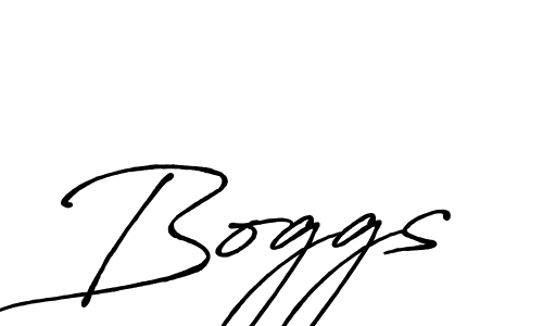 Create a beautiful signature design for name Boggs. With this signature (Antro_Vectra_Bolder) fonts, you can make a handwritten signature for free. Boggs signature style 7 images and pictures png