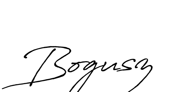 Make a beautiful signature design for name Bogusz. With this signature (Antro_Vectra_Bolder) style, you can create a handwritten signature for free. Bogusz signature style 7 images and pictures png