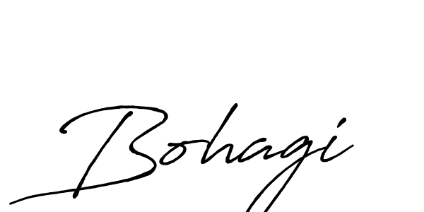 Make a beautiful signature design for name Bohagi. With this signature (Antro_Vectra_Bolder) style, you can create a handwritten signature for free. Bohagi signature style 7 images and pictures png