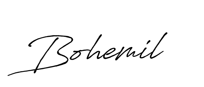 Make a beautiful signature design for name Bohemil. Use this online signature maker to create a handwritten signature for free. Bohemil signature style 7 images and pictures png