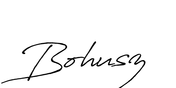 Bohusz stylish signature style. Best Handwritten Sign (Antro_Vectra_Bolder) for my name. Handwritten Signature Collection Ideas for my name Bohusz. Bohusz signature style 7 images and pictures png