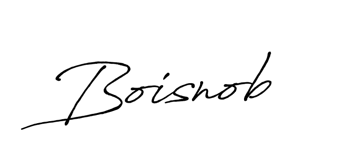Design your own signature with our free online signature maker. With this signature software, you can create a handwritten (Antro_Vectra_Bolder) signature for name Boisnob. Boisnob signature style 7 images and pictures png