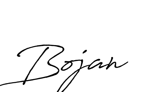 Use a signature maker to create a handwritten signature online. With this signature software, you can design (Antro_Vectra_Bolder) your own signature for name Bojan. Bojan signature style 7 images and pictures png