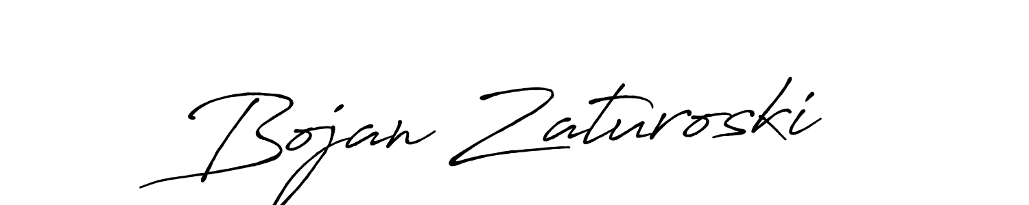 How to make Bojan Zaturoski signature? Antro_Vectra_Bolder is a professional autograph style. Create handwritten signature for Bojan Zaturoski name. Bojan Zaturoski signature style 7 images and pictures png