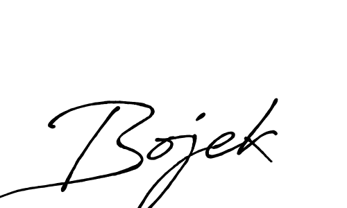 Make a beautiful signature design for name Bojek. With this signature (Antro_Vectra_Bolder) style, you can create a handwritten signature for free. Bojek signature style 7 images and pictures png