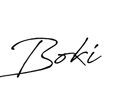 Boki stylish signature style. Best Handwritten Sign (Antro_Vectra_Bolder) for my name. Handwritten Signature Collection Ideas for my name Boki. Boki signature style 7 images and pictures png