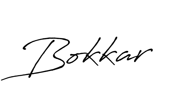 Design your own signature with our free online signature maker. With this signature software, you can create a handwritten (Antro_Vectra_Bolder) signature for name Bokkar. Bokkar signature style 7 images and pictures png