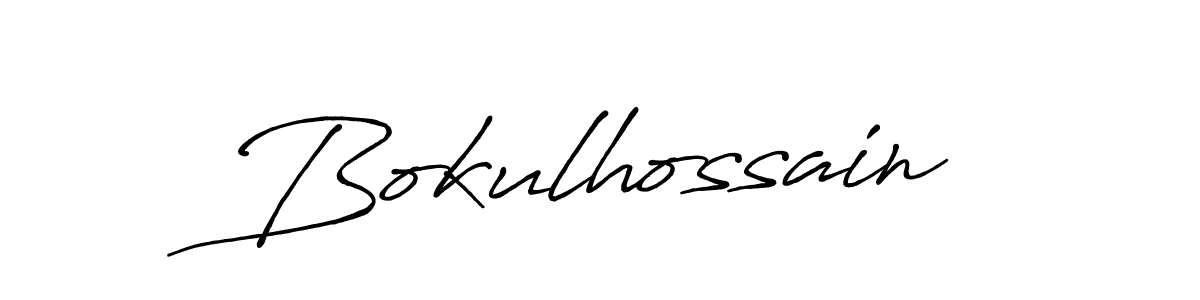 Also we have Bokulhossain name is the best signature style. Create professional handwritten signature collection using Antro_Vectra_Bolder autograph style. Bokulhossain signature style 7 images and pictures png