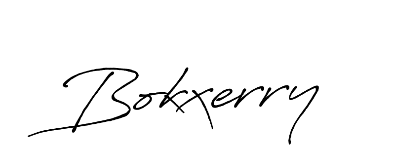 The best way (Antro_Vectra_Bolder) to make a short signature is to pick only two or three words in your name. The name Bokxerry include a total of six letters. For converting this name. Bokxerry signature style 7 images and pictures png