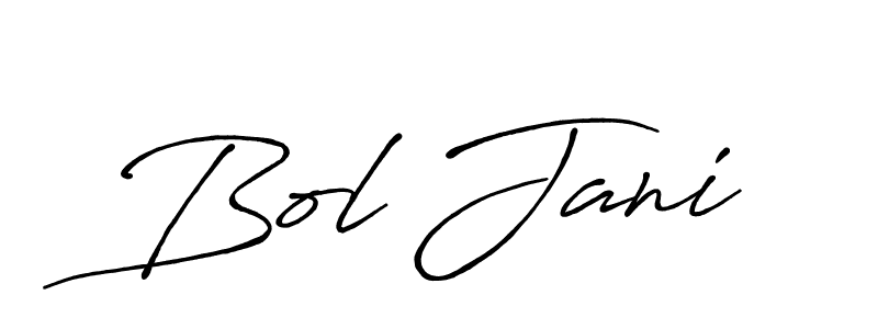 Here are the top 10 professional signature styles for the name Bol Jani. These are the best autograph styles you can use for your name. Bol Jani signature style 7 images and pictures png
