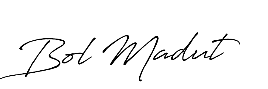 Design your own signature with our free online signature maker. With this signature software, you can create a handwritten (Antro_Vectra_Bolder) signature for name Bol Madut. Bol Madut signature style 7 images and pictures png