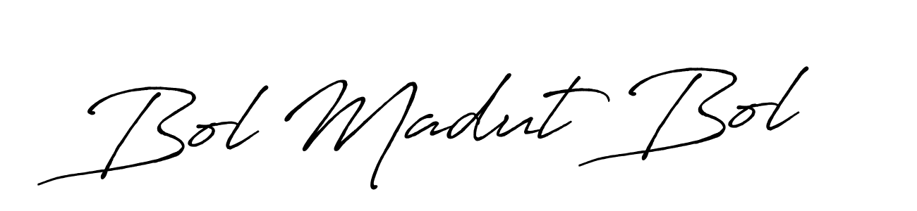 Design your own signature with our free online signature maker. With this signature software, you can create a handwritten (Antro_Vectra_Bolder) signature for name Bol Madut Bol. Bol Madut Bol signature style 7 images and pictures png