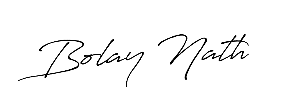 The best way (Antro_Vectra_Bolder) to make a short signature is to pick only two or three words in your name. The name Bolay Nath include a total of six letters. For converting this name. Bolay Nath signature style 7 images and pictures png