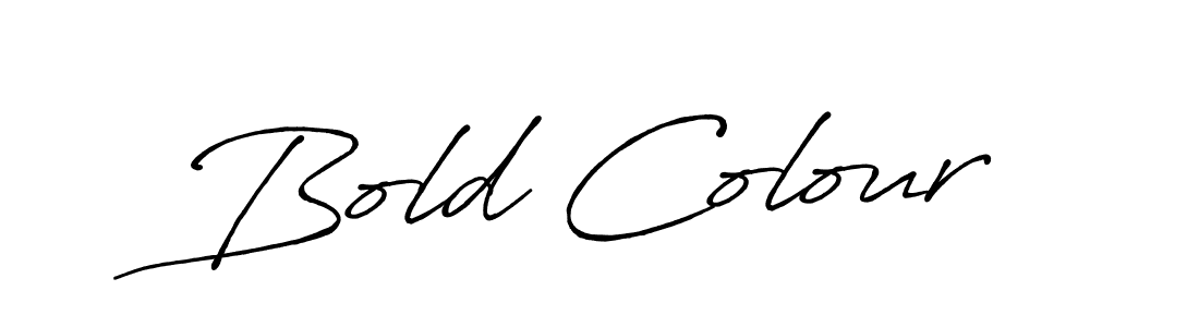 Antro_Vectra_Bolder is a professional signature style that is perfect for those who want to add a touch of class to their signature. It is also a great choice for those who want to make their signature more unique. Get Bold Colour name to fancy signature for free. Bold Colour signature style 7 images and pictures png