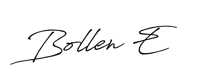 Create a beautiful signature design for name Bollen E. With this signature (Antro_Vectra_Bolder) fonts, you can make a handwritten signature for free. Bollen E signature style 7 images and pictures png