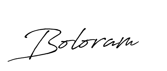 How to make Boloram name signature. Use Antro_Vectra_Bolder style for creating short signs online. This is the latest handwritten sign. Boloram signature style 7 images and pictures png