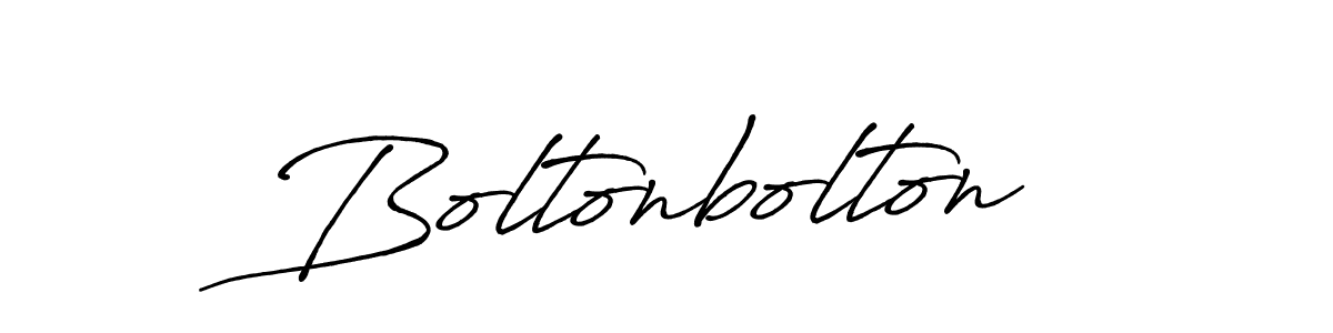 How to make Boltonbolton name signature. Use Antro_Vectra_Bolder style for creating short signs online. This is the latest handwritten sign. Boltonbolton signature style 7 images and pictures png