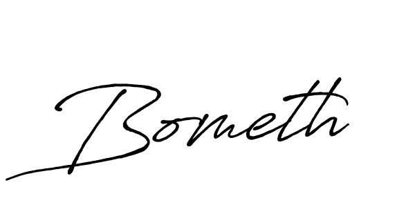 Similarly Antro_Vectra_Bolder is the best handwritten signature design. Signature creator online .You can use it as an online autograph creator for name Bometh. Bometh signature style 7 images and pictures png