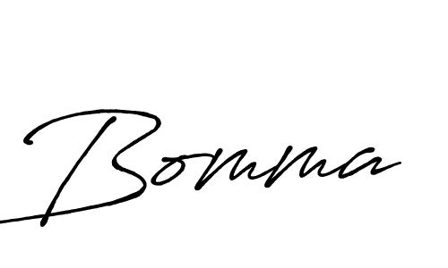 You should practise on your own different ways (Antro_Vectra_Bolder) to write your name (Bomma) in signature. don't let someone else do it for you. Bomma signature style 7 images and pictures png