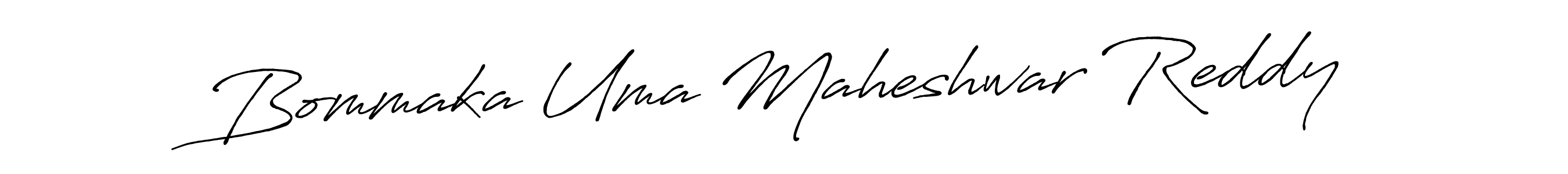 You can use this online signature creator to create a handwritten signature for the name Bommaka Uma Maheshwar Reddy. This is the best online autograph maker. Bommaka Uma Maheshwar Reddy signature style 7 images and pictures png