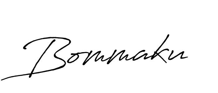 Make a beautiful signature design for name Bommaku. With this signature (Antro_Vectra_Bolder) style, you can create a handwritten signature for free. Bommaku signature style 7 images and pictures png