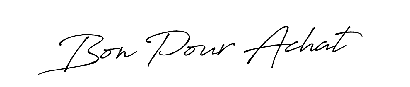 How to make Bon Pour Achat name signature. Use Antro_Vectra_Bolder style for creating short signs online. This is the latest handwritten sign. Bon Pour Achat signature style 7 images and pictures png