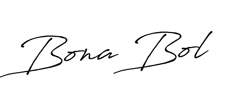 Design your own signature with our free online signature maker. With this signature software, you can create a handwritten (Antro_Vectra_Bolder) signature for name Bona Bol. Bona Bol signature style 7 images and pictures png