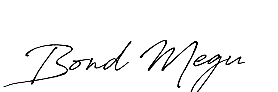 Best and Professional Signature Style for Bond Megu. Antro_Vectra_Bolder Best Signature Style Collection. Bond Megu signature style 7 images and pictures png