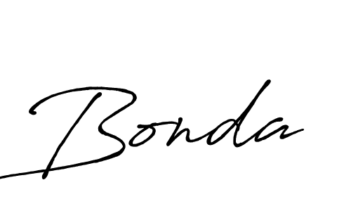 How to make Bonda name signature. Use Antro_Vectra_Bolder style for creating short signs online. This is the latest handwritten sign. Bonda signature style 7 images and pictures png