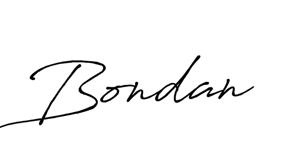 Make a beautiful signature design for name Bondan. With this signature (Antro_Vectra_Bolder) style, you can create a handwritten signature for free. Bondan signature style 7 images and pictures png