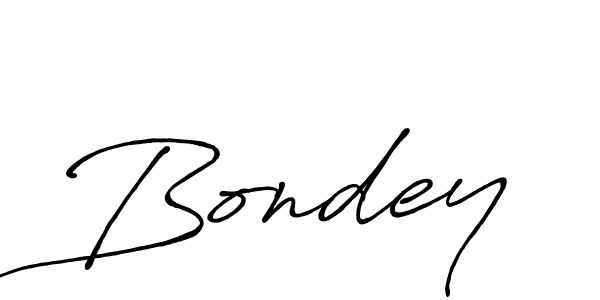 How to make Bondey name signature. Use Antro_Vectra_Bolder style for creating short signs online. This is the latest handwritten sign. Bondey signature style 7 images and pictures png