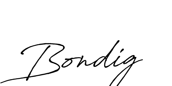 The best way (Antro_Vectra_Bolder) to make a short signature is to pick only two or three words in your name. The name Bondig include a total of six letters. For converting this name. Bondig signature style 7 images and pictures png