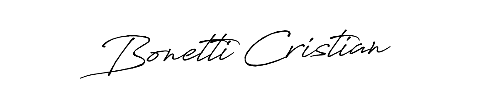 Make a short Bonetti Cristian signature style. Manage your documents anywhere anytime using Antro_Vectra_Bolder. Create and add eSignatures, submit forms, share and send files easily. Bonetti Cristian signature style 7 images and pictures png