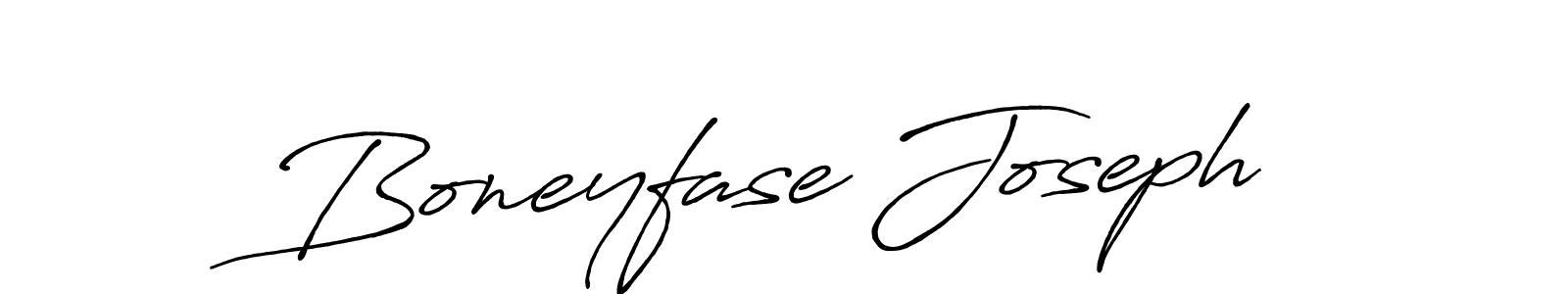 The best way (Antro_Vectra_Bolder) to make a short signature is to pick only two or three words in your name. The name Boneyfase Joseph include a total of six letters. For converting this name. Boneyfase Joseph signature style 7 images and pictures png