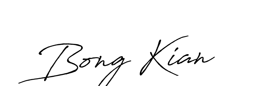 How to make Bong Kian signature? Antro_Vectra_Bolder is a professional autograph style. Create handwritten signature for Bong Kian name. Bong Kian signature style 7 images and pictures png