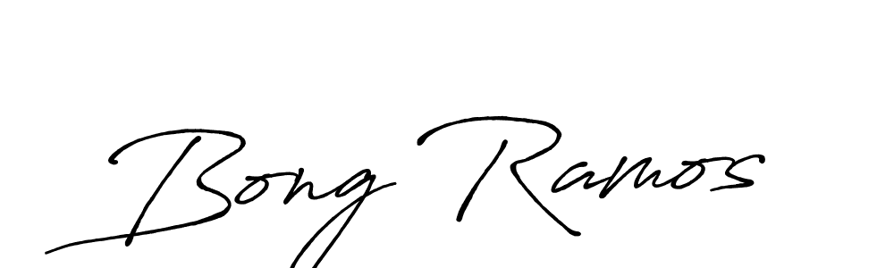 The best way (Antro_Vectra_Bolder) to make a short signature is to pick only two or three words in your name. The name Bong Ramos include a total of six letters. For converting this name. Bong Ramos signature style 7 images and pictures png