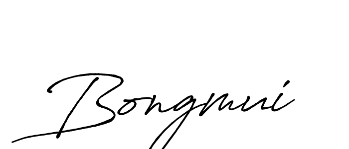 How to Draw Bongmui signature style? Antro_Vectra_Bolder is a latest design signature styles for name Bongmui. Bongmui signature style 7 images and pictures png