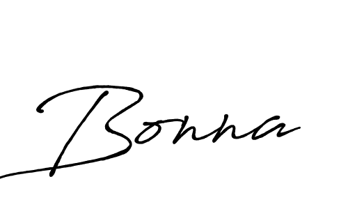 Make a beautiful signature design for name Bonna. With this signature (Antro_Vectra_Bolder) style, you can create a handwritten signature for free. Bonna signature style 7 images and pictures png
