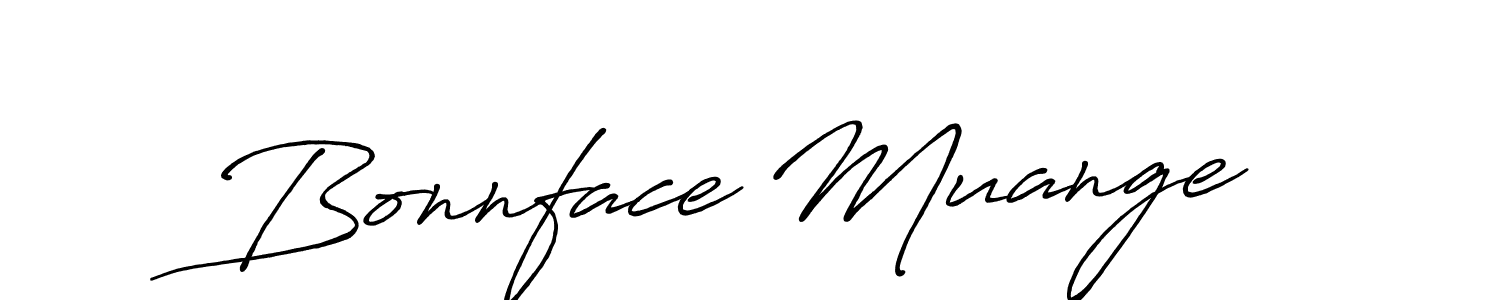 Make a beautiful signature design for name Bonnface Muange. Use this online signature maker to create a handwritten signature for free. Bonnface Muange signature style 7 images and pictures png