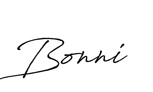 Design your own signature with our free online signature maker. With this signature software, you can create a handwritten (Antro_Vectra_Bolder) signature for name Bonni. Bonni signature style 7 images and pictures png