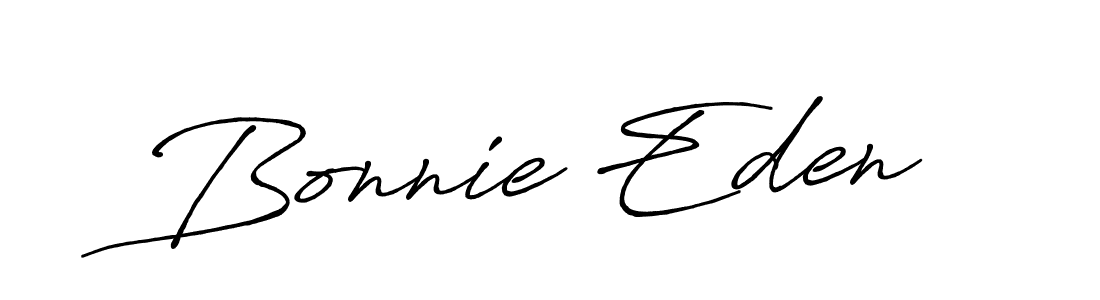 Antro_Vectra_Bolder is a professional signature style that is perfect for those who want to add a touch of class to their signature. It is also a great choice for those who want to make their signature more unique. Get Bonnie Eden name to fancy signature for free. Bonnie Eden signature style 7 images and pictures png