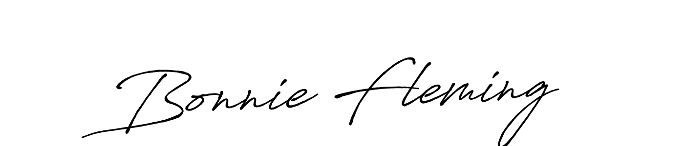 Bonnie Fleming stylish signature style. Best Handwritten Sign (Antro_Vectra_Bolder) for my name. Handwritten Signature Collection Ideas for my name Bonnie Fleming. Bonnie Fleming signature style 7 images and pictures png
